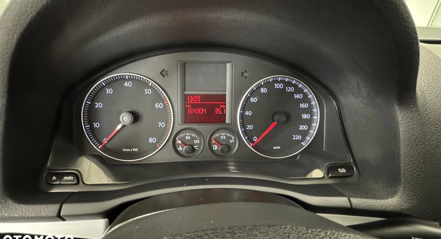 Volkswagen Golf cena 18900 przebieg: 154300, rok produkcji 2009 z Sieradz małe 211